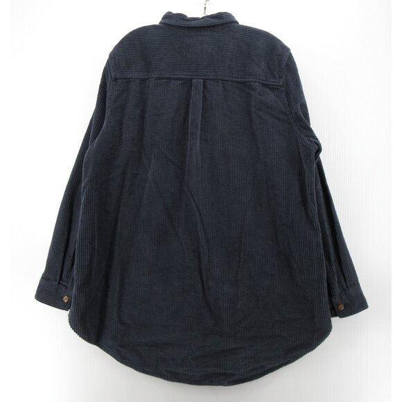 LL Bean Top XL Corduroy Tunic Shirt Button Down Classic Heritage - Picture 6 of 10